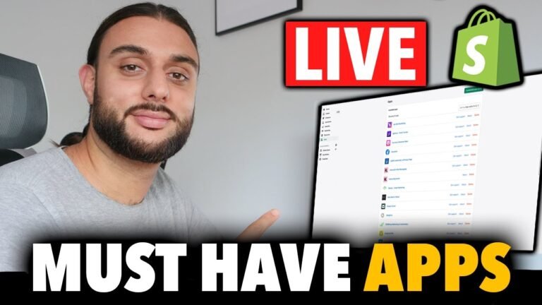 MUST Have Shopify Dropshipping Apps For Q4 & Giveaways | LIVE WITH THE ECOM KING